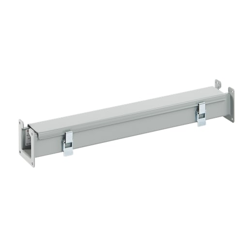 nVent Hoffman - Hoffman F88L24 Lay-In NEMA Type 12 Wireway Straight Section, 8" x 8" x 24", Gray, Steel