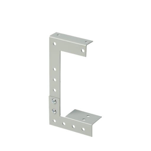nVent Hoffman - Hoffman F66GDB Drop and Bracket Hangers, fits 6" x 6", Gray, Steel