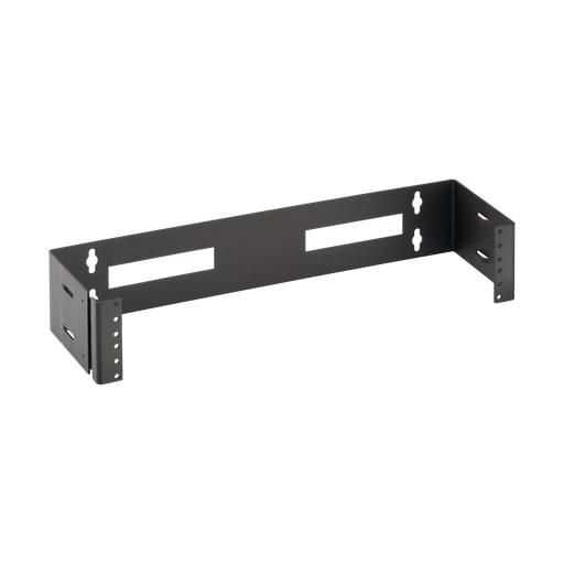 nVent Hoffman - Hoffman E19HPM2U 19-in. Hinged Wall-Mount Panel, 19in, 2U, Black, Steel