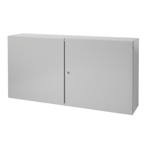 nVent Hoffman - Hoffman CTD484812 CONCEPT Two-Door Enclosures, 48" x 48" x 12", Gray, Steel