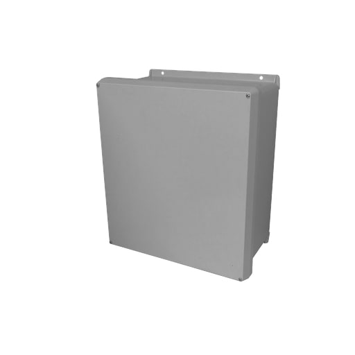 nVent Hoffman - Hoffman VJ1816W VJ Flat Opaque Cover Type 4X, 19.32x17.32x9.6, Lt Gray, FRP, W