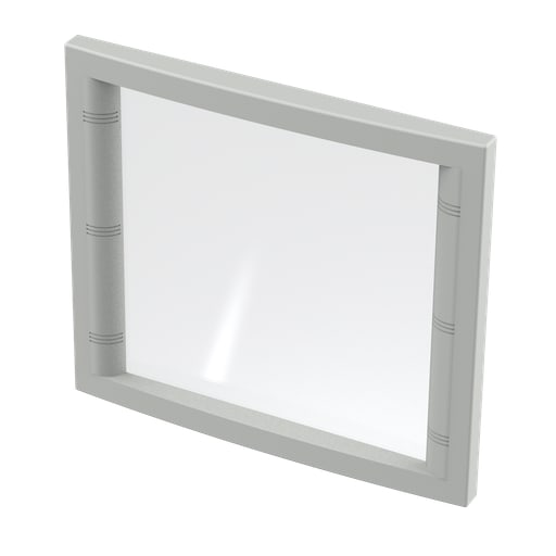 nVent Hoffman - Hoffman CWF4045LG CONCEPT Fixed and Hinged Window Kits, fits 400x 450mm, Aluminum
