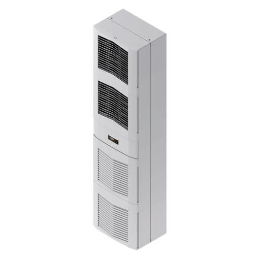 nVent Hoffman - Hoffman S101046G050 SPECTRACOOL Slim Fit Indoor Air Conditioner, 37.40x 15.70x 10.20", Lt Gray, Steel