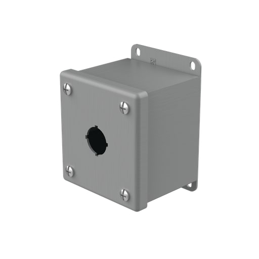 nVent Hoffman - Hoffman E1PBG 3.50" x 3.25" x 2.75" 1-Hole 22.5mm Pushbutton Enclosure, Type 12, Steel
