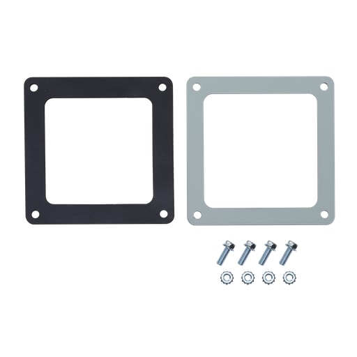 nVent Hoffman - Hoffman F44WB Box Connector, 4" x 4", Gray, Steel