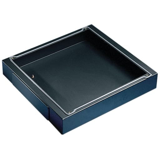 nVent Hoffman - Hoffman PB166 PROLINE 100-mm Solid Base, fits 600x 600mm, Black, Steel