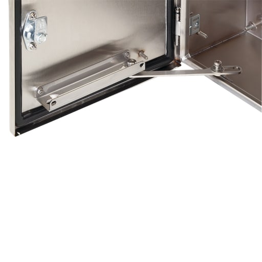 nVent Hoffman - Hoffman ADSTOPKSS6 Type 316 Stainless Steel Door Stop Kit, fits Type 12 Encl., SS Type 316