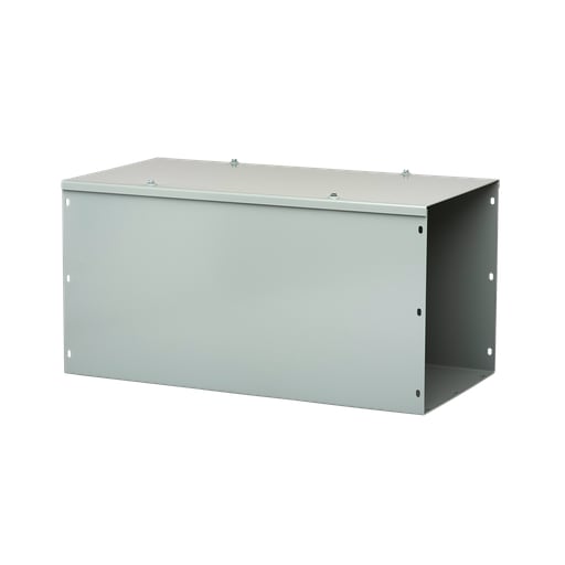 nVent Hoffman - Hoffman F66G24 6" x 6" x 24" Straight Section, Hinged Cover Wireway without Knockouts, NEMA Type 1, Steel