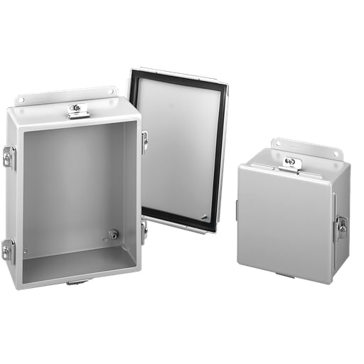 nVent Hoffman - Hoffman A1614NF Clamp Cover, Type 4, 16" x 14" x 6", Gray, Steel
