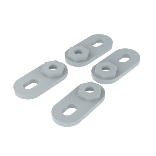 nVent Hoffman - Hoffman A48MFTHDWK A48 Mounting Foot Kit