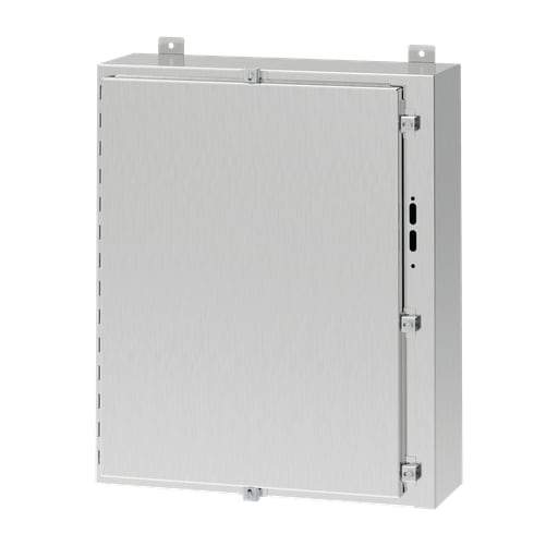 nVent Hoffman - Hoffman A60HS3712SSLP Disconnect Enclosure with Clamps, Type 4X, 60" x 37.38" x 12", SS Type 304