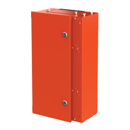 nVent Hoffman - Hoffman AID2212 Medium, Internal Disconnect Shield, 22x12x6.5in, Safety Orange, Steel