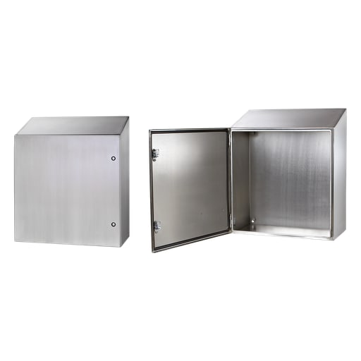nVent Hoffman - Hoffman CSD202012SSST CONCEPT Sloped Top, Type 4X, 20" x 20" x 12", SS Type 304