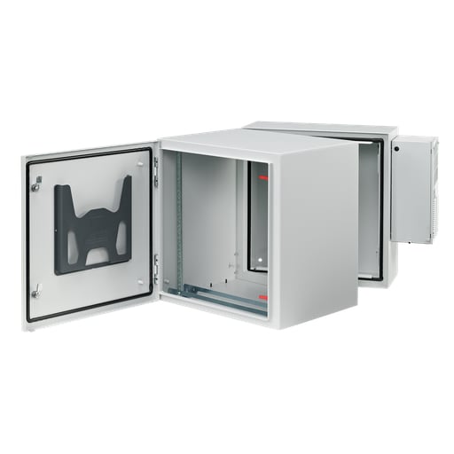 nVent Hoffman - Hoffman PTHS242428G4A PROTEK Double-Hinged, UL and NEMA Type 4, 4X or 12, 24.09x 23.62x 27.95, Lt Gray, Steel