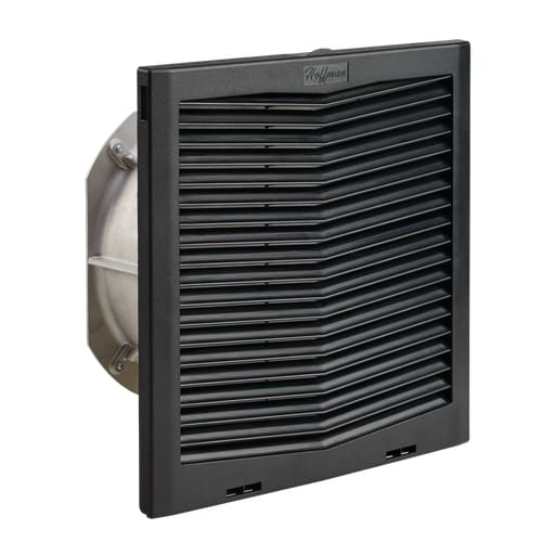 nVent Hoffman - Hoffman HF1316423 HF13 Side-Mount Filter Fan, 115V, 484 CFM, Black