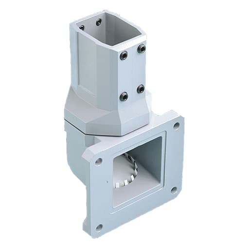 nVent Hoffman - Hoffman CCS2WJVLG COMPACT Series 2 Wall Joint (Vertical), fits 45x 60mm, Lt Gray, Aluminum