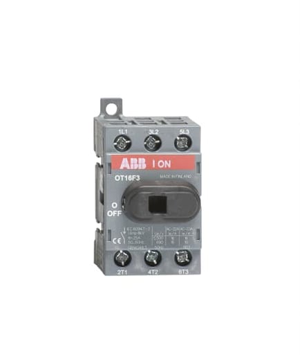 ABB Low Voltage - ABB OT16F3 600 VAC 20 Amp 3-Pole Open Non-Fusible Disconnect Switch
