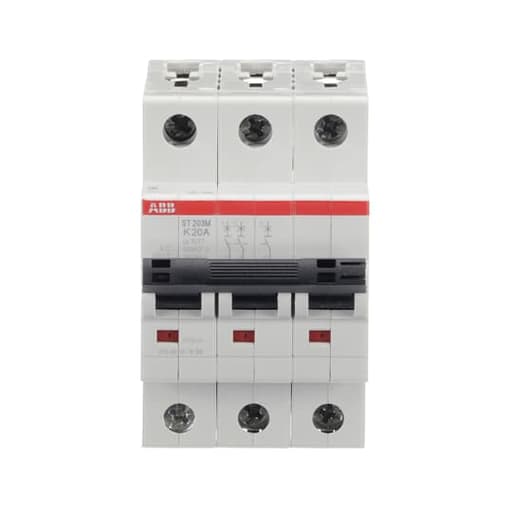 ABB Low Voltage - ABB ST203M-K20 MCB ST200M 3P K 20A