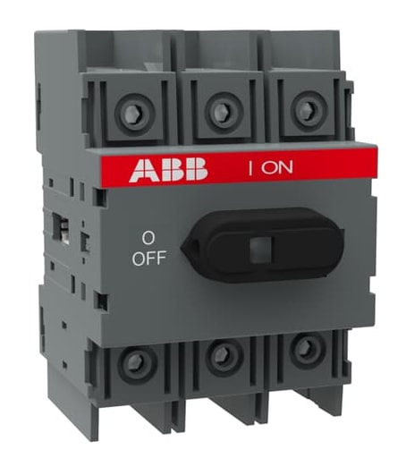 ABB Low Voltage - ABB OT60F3 600 VAC 60 Amp 3-Pole Open Non-Fusible Disconnect Switch