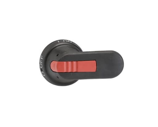 ABB Low Voltage - ABB OHB80L6 6 x 80 mm NEMA 1/3R/12/4/4X Black Fusible Disconnect Switch Pistol Handle
