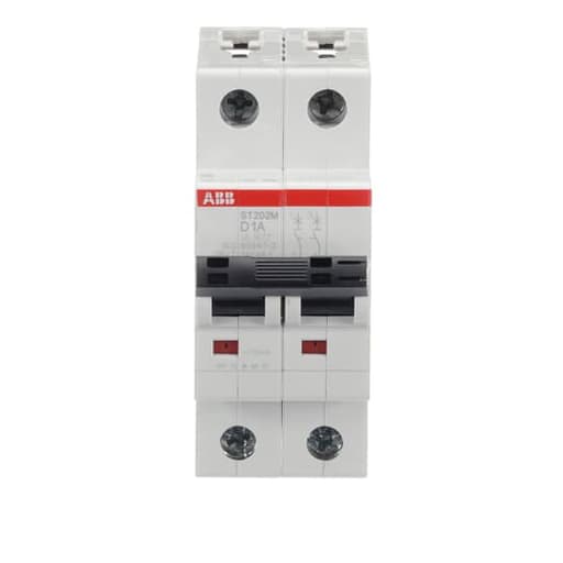 Thomas & Betts Co - ABB ST202M-D1 MCB ST200M 2P D 1A UL