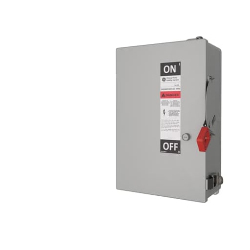 GEEDC - GE TH3325R 400A 240V 3-Wire 3-Pole Heavy Duty Fusible Safety Switch, NEMA 3R