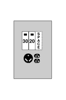 Midwest Electric - Midwest U041C Unmetered Power Outlet, 70A 120/240V, Surface Mount, R32U, 5-20R2 Receptacles, Galvanized Steel, NEMA-3R