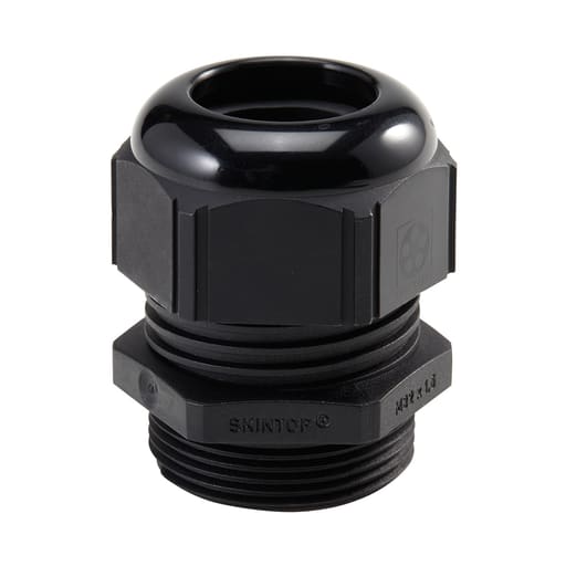 Lapp Systems USA - Lapp Group USA S2212 1/2 Inch 0.157 to 0.354 Inch Black Polyamide Threaded Liquidtight Strain Relief Cable Gland