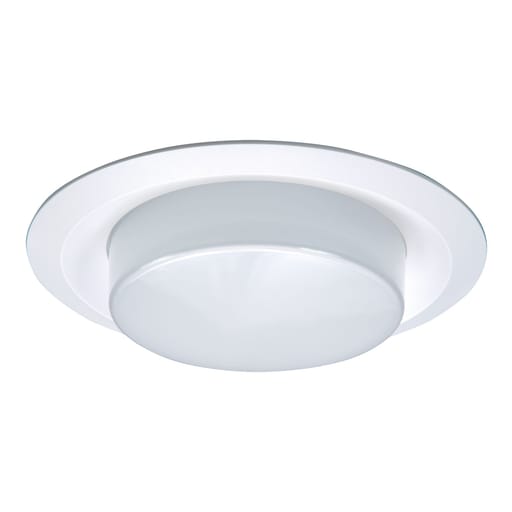 Cooper Lighting - Halo 6160WH 6" Drop Opal Plastic Lens, White Plastic Trim, Showerlight