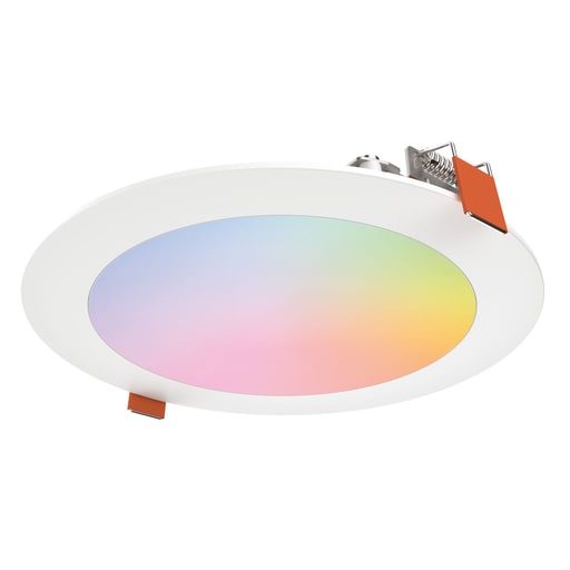 Cooper Lighting - Halo HLB6099WZRGBWMWR 6" LED Lens Downliight w/ Remote Driver & Junction Box, 900 Lumens, 2700K-5000K Selectable CCT, 120V, 0-10V Dimming, Matte White