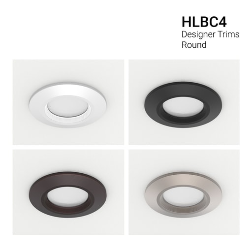 Cooper Lighting - Halo HLBC4RTRMMB 4" Round Overlay Matte Black.