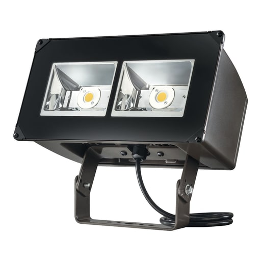 Cooper Lighting - Lumark NFFLD-C40-T Night Falcon, 129W, 4000K, 120-277V, 6x6, Trunnion, Carbon Bronze
