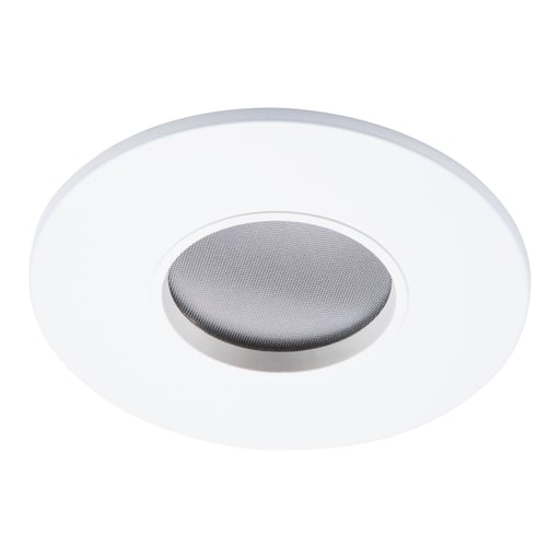 Cooper Lighting - Halo TL43R2GMWWB 2" round lens pinhole ML4 trim, matte white flange, white lens frame