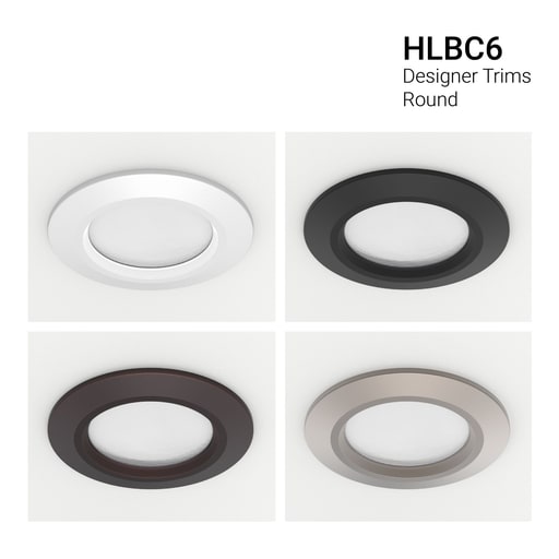 Cooper Lighting - Halo HLBC6RTRMMB 6" Round Overlay Matte Black.