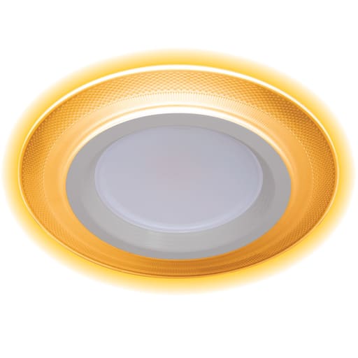 Cooper Lighting - Halo RLNL6109FSD2W1EWHDM 6" LED Night Light, 100 lumens (nominal), 90 CRI, selectable CCT with D2W option ,120V 60Hz, LE &TE phase cut 5% dimming, Matte White, Canless Direct Mount