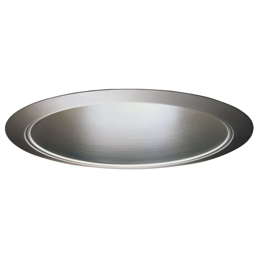 Cooper Lighting - Halo 404SN 6" Trim Full Reflector - Socket Supporting Satin Nickel Trim with Satin Nickel Reflector