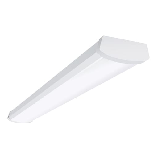 Cooper Lighting - Metalux 4NWS3C3-UNV LED Wraparound with Selectable Lumens and CCT, 4 ft, Selectable CCT 3500K-5000K