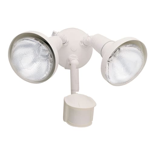 Cooper Lighting - Halo MS185RW 180 Degree 200W Par Motion-activated Security Floodlight with covers, White