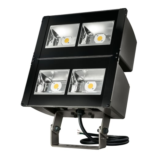 Cooper Lighting - Lumark NFFLD-L-C100-T Night Falcon Large, 252W, 4000K, 120-277V, 6x6, Trunnion, Carbon Bronze