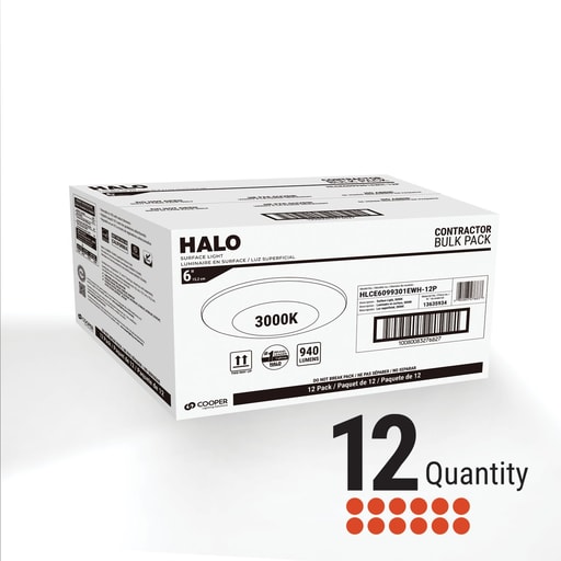Cooper Lighting - CLS HLCE6099301EWH-12P HLCE 6", 900