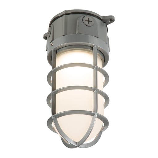 Cooper Lighting - Halo VT1730 Gray LED Vapor Tight Wall Mount Flood Light