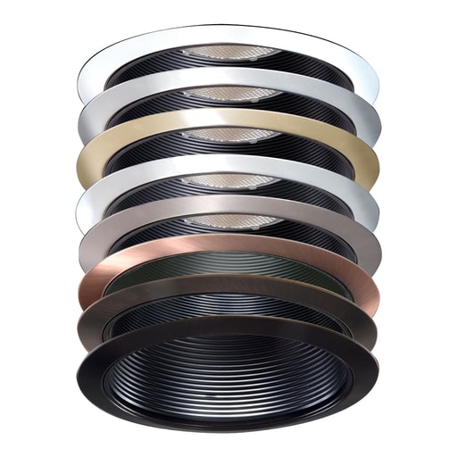 Cooper Lighting - Halo TRM6MB Trim Ring, 6" Metal, Matte Black
