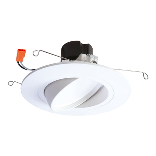 Cooper Lighting - Halo RA5606930WHR 5-6" Led Trim W/Gimbal 3000K Wide Flood