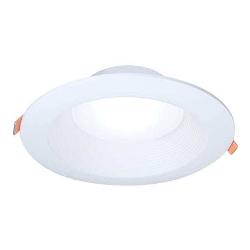 Cooper Lighting - Halo LTB6089FS351EWHDMR 6-inch baffle LED canless module, 800 lumens, 90 CRI min, 3000K, 4000K, 5000K selectable CCT, Matte White flange, Direct Mount, Recyclable 4-color unit carton