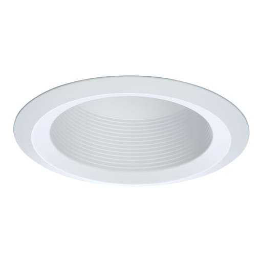 Cooper Lighting - Halo 6125WB 6" Full Cone White Baffle, White Self-Flange Ring