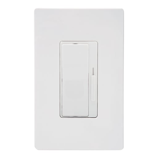 Cooper Lighting - Greengate WBSD-010DEC-C1 0-10V Decorator Wallswitch Slide Dimmer, 120/277VAC, White/Ivory/Almond