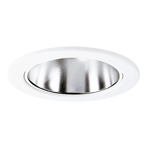Cooper Lighting - Halo ERT403LV 4" Trim High Gloss Appliance White Trim with Clear Specular Reflector, Low Voltage