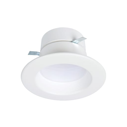 Cooper Lighting - Halo RL4LS9FSD2W1EWH 4-inch recessed LED retrofit module, 600/900 selectable lumens (nominal), 90 CRI, selectable CCT with D2W option, 120V 60Hz, LE & TE phase cut 5% dimming, matte white flange