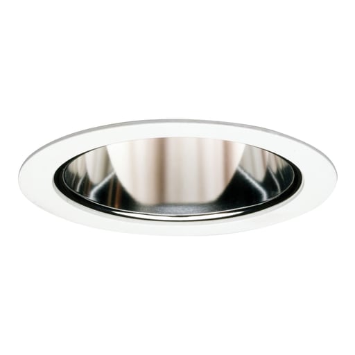 Cooper Lighting - Halo 999P 4" Trim Reflector Cone White Trim with Specular Clear Reflector