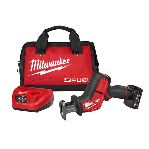 Milwaukee Tool - Milwaukee 2520-21XC M12 FUEL™ Hackzall Reciprocating Saw Kit